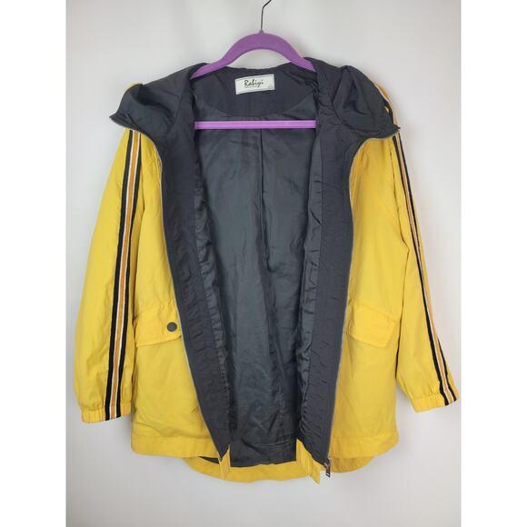 Dance Hip Hop Womens Full Zip 3/4 Sleeve Jacket Yellow Size Medium - Picture 9 of 10
